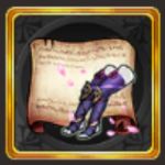籠紫の足袋図案